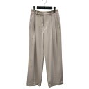 【中古】IENA TA PL ジョーゼットタックワイドパンツ パンツ 25030900923010 ベージュ サイズ:34 【260425】(イエナ)