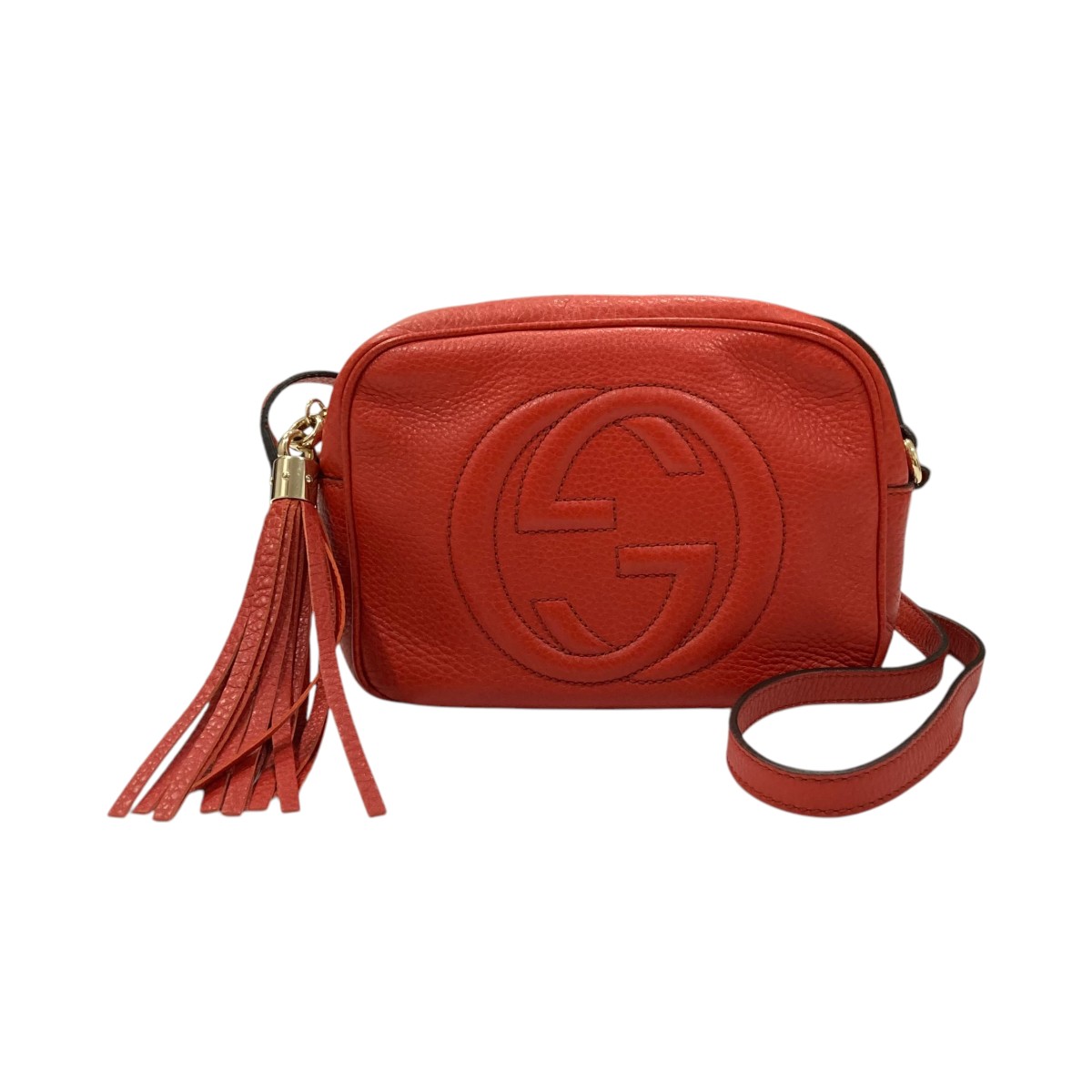 【格安】gucci ソーホー ショルダーバッグ オレンジ 朱色 楽天市場】グッチ ソーホー ショルダーバッグ(カラーレッド
