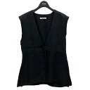 【中古】Whim Gazette Vネックベスト WGZ1021507A0002 ブラック サイズ:F 【260425】(ウィムガゼット)