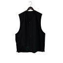 【中古】stein 22AW WOOL BOA REVERSIBLE VEST ベスト ST.419 ブラック サイズ:SIZE S 【260425】(シュタイ...