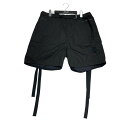 【中古】sacai 24SS Cotton Poplin Shorts コットンポプリンショートパンツ 24-03407 ブラック サイズ:4 【260425】...