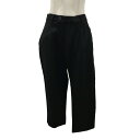 【中古】Y’s ウールパンツ YN-P13-101 ブラック サイズ:1 【260425】(ワイズ)