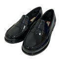 【中古】HUNTERレインシューズ ORIGINAL PENNY LOAFER オリジナル ペニーローファー WFF1095RGL ブラック サイズ:3【価格見直し】(4)