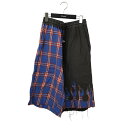 【中古】ROY reflect overjoy ドッキングショートパンツ ROY-087 グレー×ブルー サイズ:S 【270425】(ロイ リフレクト オーバ...