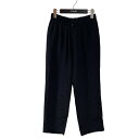 【中古】Drawer シルクドロストパンツ スラックス 6514-299-0675 ネイビー サイズ:36 【260425】(ドゥロワー)