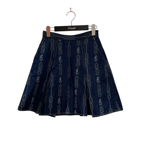 【中古】TORY BURCH デニムスカート インディゴ サイズ:00 【260425】(トリーバーチ) 【中古】TORY BURCH デニムスカート インディゴ サイズ:00 【260425】(トリーバーチ)