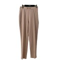【中古】ELISABETTA FRANCHI ウエストビットパンツ ピンクベージュ サイズ:40 【270425】(エリザベッタフランキ)