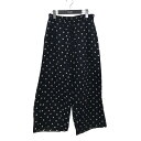 【中古】SOIL ドットパンツ ネイビー サイズ:2 【270425】(ソウル)