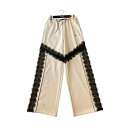 【中古】MAISON SPECIAL Lace Docking Jersey Pants ジャージパンツ 21241465308 ベージュ サイズ:38 【27...