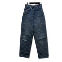 【中古】FETICO LASER-CUT WIDE JEANS レーザー加工デニムパンツ FTC242-0601 インディゴ サイズ:1 【270425】(フェ...