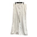 【中古】Attick by Johnbull 24SS ミリタリーワイドパンツ AT241P05 ホワイト サイズ:S 【270425】(アティックバイジョンブ...