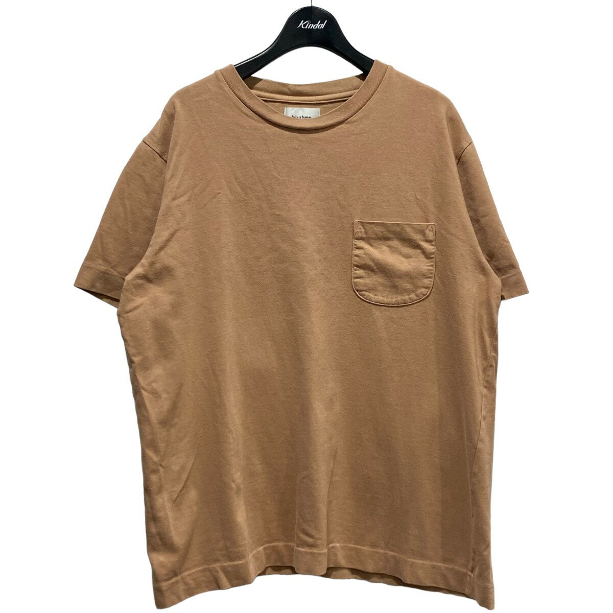 【中古】blurhms ポケットTシャツ ブラウン 【270425】(ブラームス)