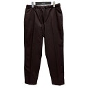 【中古】JIL SANDER+ イージーパンツ J40KA0015 ブラウン サイズ:36 【280425】(ジルサンダープラス)