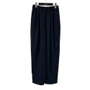 【中古】ENFOLD STRIPE RELAX EGG WIDE−PANTS ストライプイージースラックスパンツ 300HS231 0850 ネイビ...