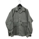 【中古】DAIWA PIER39 TECH NEW ANGLERS OPEN GINGHAM ギンガムチェックシャツ BE-87022W ホワイト×カーキ サイ...