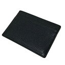 【中古】BALLY カードケース ネイビー×ブルー 【280425】(バリー)