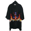 【中古】WACKO MARIA「NECK FACE HAWAIIAN SHIRT S S ( TYPE-1 )」 オープンカラーレーヨンシャツ NECKFACE...
