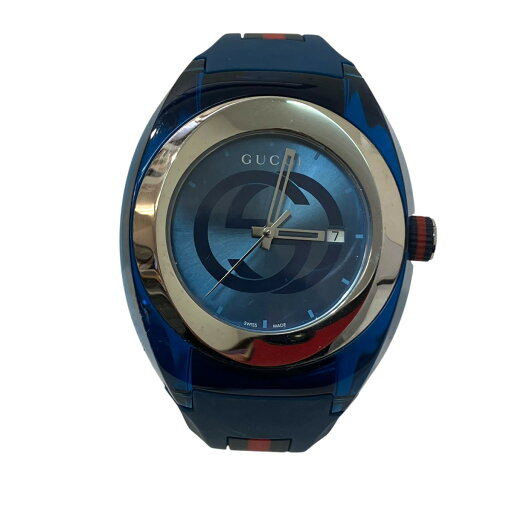 【中古】GUCCI 腕時計 17845909 ブルー 【290425】(グッチ) 【中古】GUCCI 腕時計 17845909 ブルー 【290425】(グッチ)