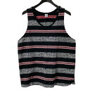 【中古】The DUFFER N NEPHEWS コットンタンクトップ DF-Q9-84643 ブラック サイズ:M 【290425】(ザ ダファーアンドネフュ...