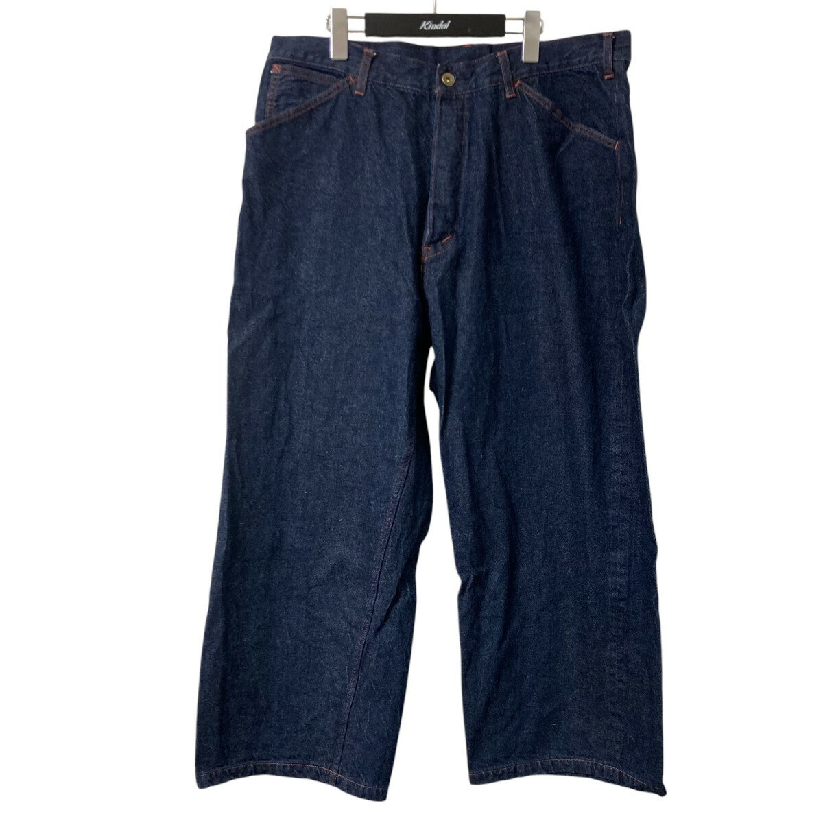 【中古】Gurank　25SS Selvage painter pants オレンジステッチデニムパンツ 25K23 インディゴ サイズ：40 【290425】（グランク）