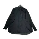 【中古】COMOLI コモリシャツ Z01-02011 ブラック サイズ:4 【290425】(コモリ)