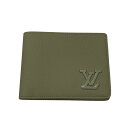 【中古】LOUIS VUITTON M81734 ポルトフォイユ・ミュルティプル コンパクトウォレット ベージュ 【300425】(ルイヴィトン)