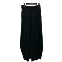 【中古】nagonstans LOINO KNITコクーンワイドパンツ 470EA871-0830 ブラック サイズ:M 【300425】(ナゴンスタンス)