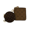 【中古】LOUIS VUITTON リバース ポシェット トリオ モノグラム ポーチ M68756 ブラウン 【300425】(ルイヴィトン)