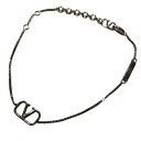 【中古】VALENTINOVロゴブレスレット シルバー【価格見直し】
