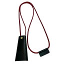 【中古】MARNI×PORTER レザーキーケース ブラック×レッド 【290425】(マルニ×ポーター)