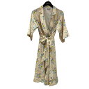 【中古】Ganni 花柄ワンピース EUE-12010-A イエロー サイズ:SIZE 36 【300425】(ガニー)