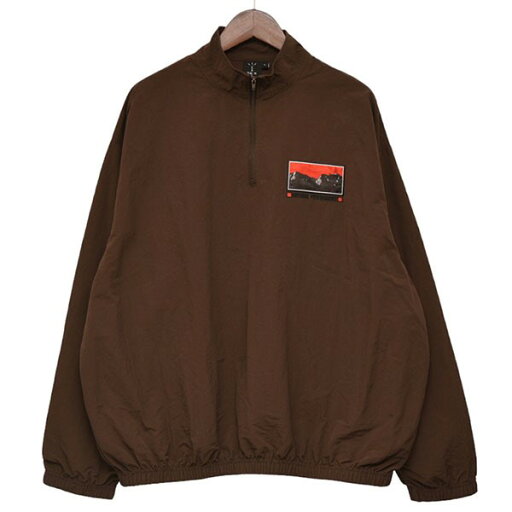 【中古】CACTUS JACK Half Zip Windbreaker ハーフジップナイロンジャケット ブラウン サイズ:L 【300425】(カクタスジャック) 【中古】CACTUS JACK Half Zip Windbreaker ハーフジップナイロンジャケット ブラウン サイズ:L 【300425】(カクタスジャック)
