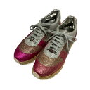 【中古】STELLA McCARTNEY Glitter Macy Sneakers グリッタースニーカー マルチカラー サイズ:38(25cm) 【300425】(ステラマッカートニー)(4)