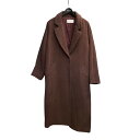 【中古】ETRE TOKYOウールチェスターコート 1217600035 0 ブラウン サイズ:S【価格見直し】