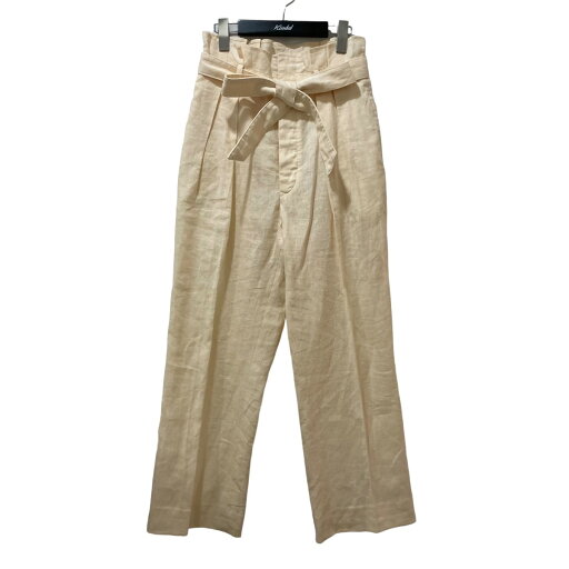 【中古】JUN MIKAMIワイドストレート ハイウエストパンツ ベージュ サイズ:F【価格見直し】 【中古】JUN MIKAMIワイドストレート ハイウエストパンツ ベージュ サイズ:F【価格見直し】
