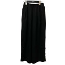 【中古】ENFOLD リラックスワイドパンツ 300HS631-1670 ブラック サイズ:34 【010525】(エンフォルド)