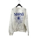 【中古】MARDI MERCREDI トレーナー MM 01 CT100 OX ホワイト×ブルー サイズ:1 【010525】(マルディメクルディ)