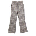 【中古】FARAH チェックパンツ/FR0301 W4024 ベージュ サイズ:27 【010525】(ファーラー)