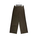 【中古】BEAUTY&YOUTH サイドライン ワイドパンツ 1614-144-6372 ブラウン サイズ:XS 【010525】(ビューティアンドユース)