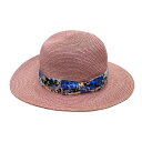 【中古】KIDILL×CA4LA ストローハット KL699 ライトピンク 【010525】(キディル×カシラ)