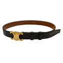 【中古】CELINE スモールトリオンフベルト F-NE-1233 【010525】(セリーヌ)