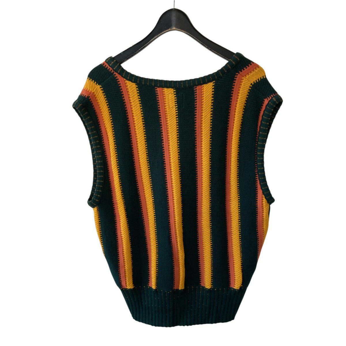 【中古】SASQUATCHfabrix．ニットベスト 23SS-KNN-002 ラスタ サイズ：L【価格見直し】