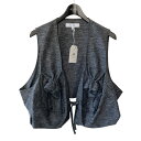 【中古】SASQUATCHfabrix. DRAWSTRING PK VEST ベスト 23SS-GOA-005 ブラック サイズ:L 【020525】(サスク...