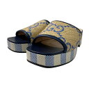 【中古】GUCCI ラフィアサンダル 701010 ベージュ サイズ:35 【020525】(グッチ)(4)