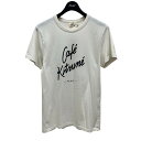 【中古】MAISON KITSUNE Cafe Kitsune Tシャツ SPCKU00100 ホワイト サイズ:XS 【020525】(メゾンキツネ)(4)