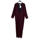 【中古】sawa takaiオールインワン 19FW 2043 ワインレッド サイズ:XS【価格見直し】