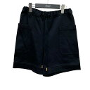 【中古】THE RERACS イージーハーフパンツ 20SS-REPT-182L-J ブラック サイズ:38 【020525】(ザリラクス)