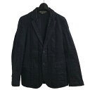 【中古】COMME des GARCONS HOMME PLUS 「AD2010」 コーデュロイ切替テーラードジャケット PG J093 ネイビー サイズ:XS 【030525】(コムデギャルソンオムプリュス)(4)