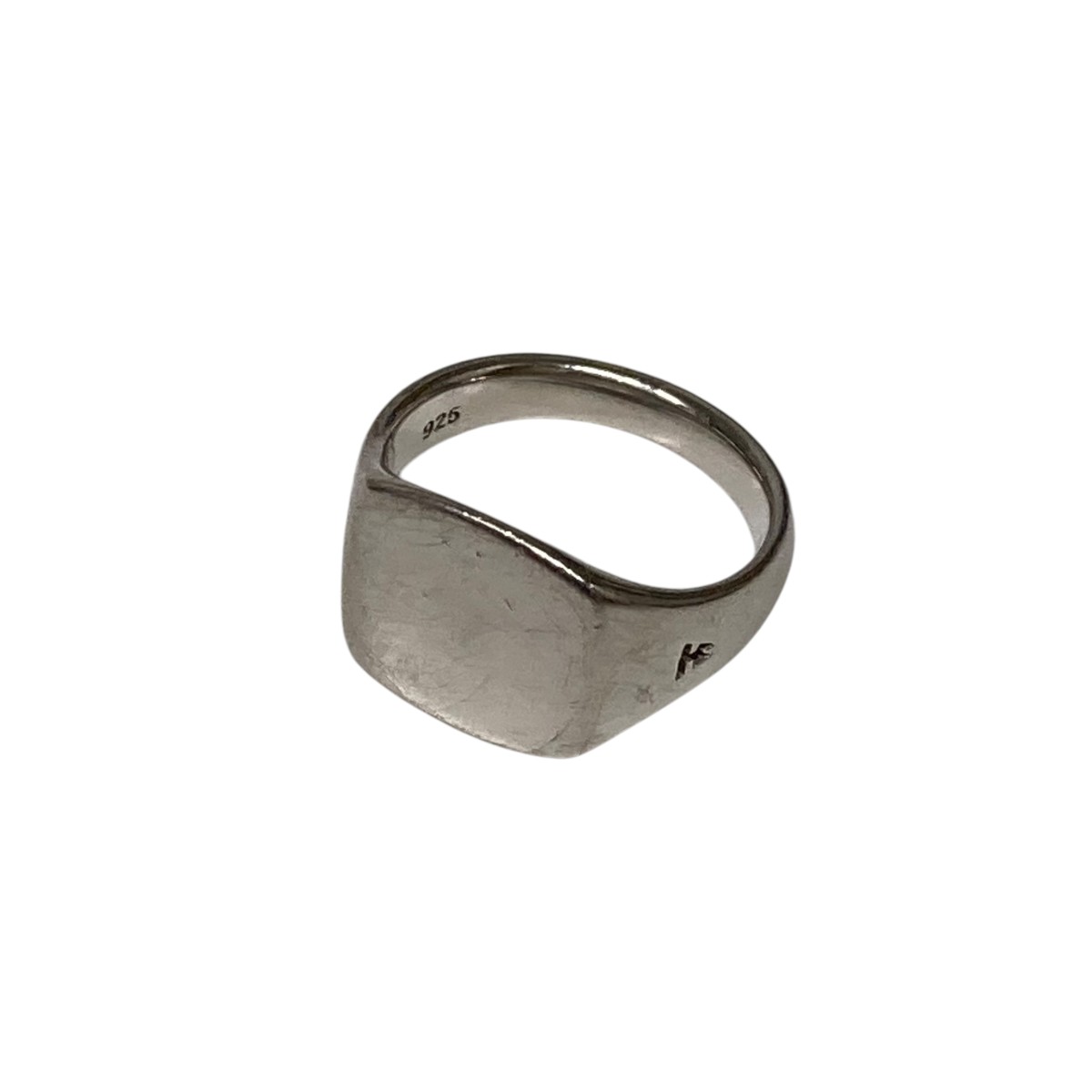 【中古】TOM WOOD　ミニシグネットクッションリング クッションリング シルバー サイズ：4号 