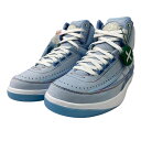【中古】NIKE J Balvin × Nike Air Jordan 2 Retro SP Celestine スニーカー スカイブルー サイズ:24.0cm 【030525】(ナイキ)(4)